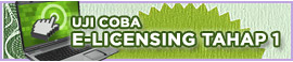 Uji Coba eLicensing Tahap 1