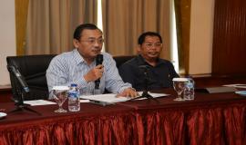 Sosialisasi E-SKP dibuka oleh Kabag Umum dan Kepegawaian Bambang Sugiyarto