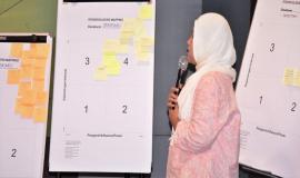 Direktorat Penataan SDPPI, mempresentasikan stakeholders mapping dalam Acara Workshop Penyusunan Strategi Komunikasi 12/10