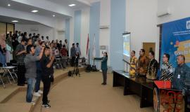 SDPPI Goes to Campus, berdiri bersama menyanyikan lagu Indonesia Raya 16/5  2019