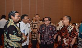 Suasana saat coffe break pada acara Akselerasi Penyerapan Anggaran pada Unit Pelaksana Teknis (UPT) Ditjen SDPPI di Hotel Alana Yogyakarta (17/2).