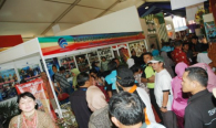 Stand Kemenkominfo yang dipenuhi oleh pengunjung