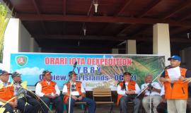 Upacara Peresmian Kegiatan â€œ Ohoiew-Kei Islands ORARI IOTA Dxpedition 2012â€