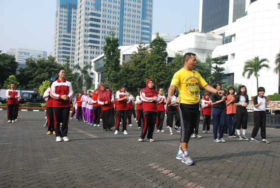 Ilustrasi: Senam Kesegaran Jasmani Berhadiah Ditjen SDPPI