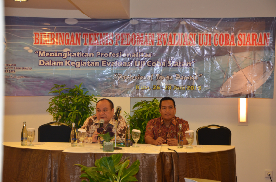 Ilustrasi: BIMBINGAN TEKNIS PEDOMAN EVALUASI UJI COBA SIARAN (EUCS)