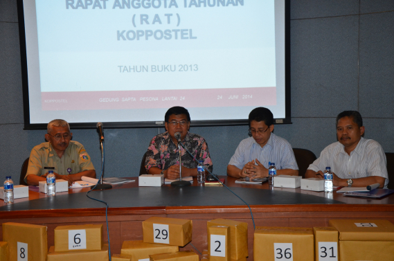 Ilustrasi: RAT KOPPOSTEL TAHUN BUKU 2013