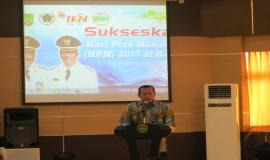 Sambutan oleh Kabalmon Kelas II Batam selaku penyelenggara kegiatan
