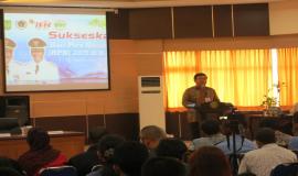 Sambutan oleh Sekditjen SDPPI, Sadjan, mewakili Bapak Dirjen SDPPI