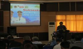 Sambutan oleh asisten wakil Walikota Batam