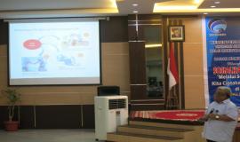 Presentasi oleh Kasubdit BHP Frekuensi radio, Yayat Hidayat