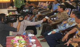 Interview Sekditjen SDPPI, Bapak Sadjan, oleh wartawan TV lokal