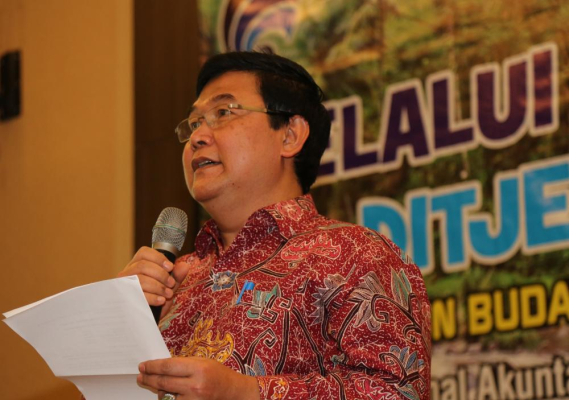 Sesditjen SDPPI, Sadjan, menyampaikan Laporan Pelaksanaan Kegiatan