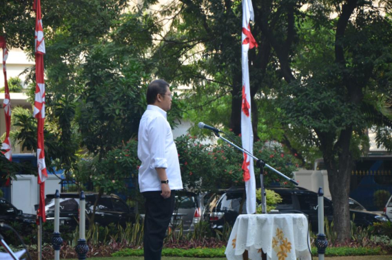 Ilustrasi: Peringatan HUT RI ke-70 di Kementerian Kominfo : Pertandingan Olahraga Antar Unit Kerja