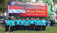 Sebagian tim pose sejenak usai Apel Khusus