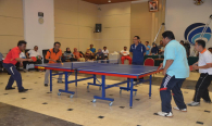 Menantang Tim Setjen di babak final tenis meja putra