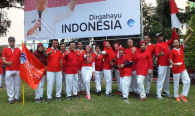 Kontingen Ditjen SDPPI dan Kontingen BP3TI berfoto bersama
