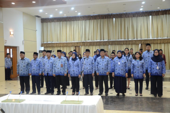 Ilustrasi: Pengukuhan Pengurus Korpri 2017-2022