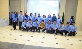 Foto Bersama Menteri Kominfo dan Pengurus Korpri