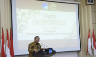 Direktur Operasional PT Taspen (Persero) Ermanza menyampaikan berbagai informasi layanan bagi pensiunan PNS, salah satunya adalah mobil Taspen yang mengunjungi kantor-kantor pemerintahan untuk memudahkan pelayanan mereka. 