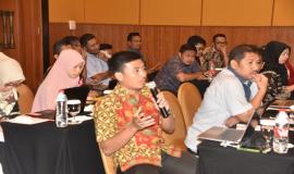 Peserta Workshop Tingkatkan Wawasan Pengelola BMN, SDPPI Adakan Workshop Aset Tak Berwujud sedang melakukan Pertanyaan pada Narasumber terkait dengan Tupoksinya