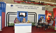 Stand pameran Ditjen SDPPI dalam gelaran Pameran Perdagangan, Pariwisata, dan Investasi (Manado PPI Expo) 2018.