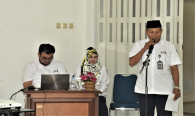 Petugas Pembaca Do'a dalam acara Pelatihan Diklat Monitoring SFR (Sfektrum Frekuensi Radio) 23/4 2018