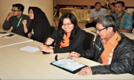 Peserta Workshop Technical Assistance on the Radio Frequency for Small Vessel use for Fishing Activity in Indonesia melakukan diskusi 