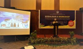 Petugas Pembacaan Ayat Suci Al-Qur'an dalam acara Sosialisasi & Workshop Menejemen Sumber Daya dan Perangkat Pos dan Informatika 3/4 -2018