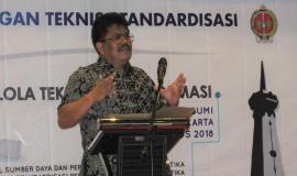 Sambutan Dirjen SDPPI yang diwaki oleh Jhon Burman Sianipar Kasubdit Standardisasi Teknologi Informasi