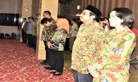   Pejabat Eselon I dan II di Kementrian Kominfo 20/8 2018