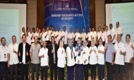 Foto bersama Dirjen SDPPI (Ismail) tengah dan Para Pejabat Eselon II,III dan IV dalam acara Workshop Penyusunan E - SKP 2018 Ditjen SDPPI