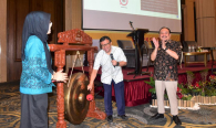 Direktur Operasi Sumber Daya dan Perangkat Pos dan Informatika (Dwi Handoko} membuka acara Workshop Perizinan SFR dan SOR bagi UPT Monitor Spektrum Frekuensi Radio Ditjen SDPPI 25/10