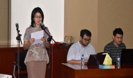 Pembawa Acara (Yunita Ramadhani) dalam acara Kunjungan Siswa SMK Negeri Rajapolah Tasikmalaya,Jawa Barat 8/11