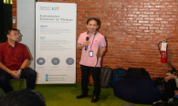 Janu Suryanto, Direktur Industri Elektronika dan Telematika (IET), Ditjen Industri Logam, Mesin, Alat Transportasi, dan Elektronika (ILMATE) Kementerian Perindustrian memberikan arahan dan dukungan perkembangan IoT di Indonesia pada kegiatan talkshow interaktif dengan tema Kesiapan Solusi IoT Lokal dan Program IoT Makers Creation 2019, Rabu (19/6).