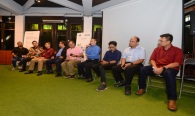 Direktur Standardisasi PPI Mochamad Hadiyana memberikan paparan dan menjawab pertanyaan dari peserta dan wartawan yang hadir pada kegiatan talkshow interaktif dengan tema Kesiapan Solusi IoT Lokal dan Program IoT Makers Creation 2019, Rabu (19/6).