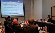 Situasi saat kegiatan 7th Meeting of Special Task Force on Broadcasting and Mobile Services at Common Border Areas between The Republic of Indonesia and Malaysia (STF-7) berlangsung di Bandung (16/7).