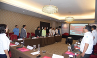 Peserta Undangan Pelatihan ISO 17043 dan ISO 13528 Berdiri menyanyikan lagu Indonesia Raya 12/8  2019
