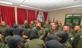 Dirjen SDPPI Ismail bercengkerama bersama para peserta program Capacity Building pengembangan para CPNS Ditjen SDPPI di Cimahi (17/8).