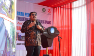 Sambutan Dirjen SDPPI Ismail pada kegiatan peletakan batu pertama pembangunan gedung kantor Balai Monitor Kelas II Padang pada Jumat (23/8).