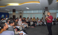 Suasana pada acara Capacity Building dan Kepemimpinan dan Workshop Penyusunan Analisis Beban Kerja 2019 di Telkom Corporate, Bandung (26/11).