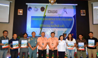 Sebanyak 8 ISR Kapal laut   diserahkan dalam Sosialisasi Layanan Loket MOTS dan Sertifikasi Bagi Nelayan (SRC&LRC), Manado (25/2/2020)