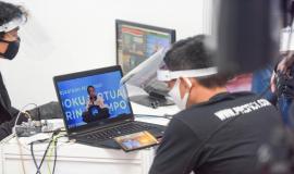 Pembukaan Kejurnas Virtual Tandoku Shorinji Kempo dari Aula Anantakupa Kemkominfo disiarkan secara langsung sehingga dapat disaksikan oleh masyarakat luas (13/08/2020).