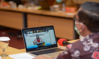 Dirjen SDPPI Ismail hadir secara virtual memberikan keynote speech pada Focus Group Discussion (FGD) dengan tema Pandemi Covid-19 Sebagai Momentum Percepatan Transformasi Digital yang berlangsung di Bogor, Kamis (1/10/2020).