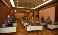 Kepala Balai Monitor SFR Kelasi I Yogyakarta Sular hadir sebagai peserta Sosialisasi Regulasi terkait pemenuhan standar teknis alat dan/atau Perangkat Telekomunikasi, Kamis (16/09/2021).