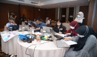 Situasi saat kegiatan Pelatihan Powerpoint Mastery dan Data Storytelling berlangsung, (9/11).