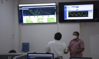 Direktur Pengendalian SDPPI Sabirin Mochtar dan Koordinator Pengelolaan Sistem Informasi Manajemen Spektrum Eko Riyanto Sutomo Melakukan Kunjungan Ke Stasiun Monitoring Internasional HF Tanjung Morawa dan Melihat Kondisi Stasiun Monitoring Tetap dan Bergerak V/UHF