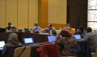 Plt. Sesditjen SDPPI Sabirin Mochtar bersama dengan Koordinator Keuangan Supriyanto melaksanakan rapat kerja dengan Badan Pemeriksa Keuangan (BPK).