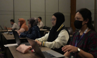 Peserta acara Sosialisasi Manajemen Risiko dan Penginputan Aplikasi Manajemen Risiko