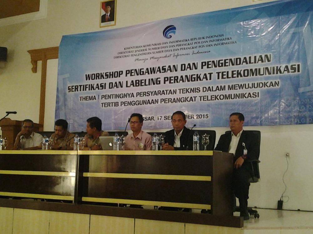 Workshop Pengawasan dan Pengendalian Alat dan Perangkat Telekomunikasi di Makassar