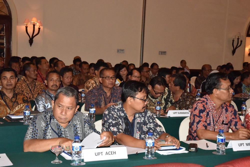 37 UPT Ditjen SDPPI Ikuti Lokakarya  di Hotel Melia Purosani, Yogyakarta (25/5) dengan Tema Sinergitas Pengelolaan Spektrum Frekuensi Radio di Lingkungan Ditjen SDPPI dalam Rangka Mendukung Konektifitas Pita Lebar.